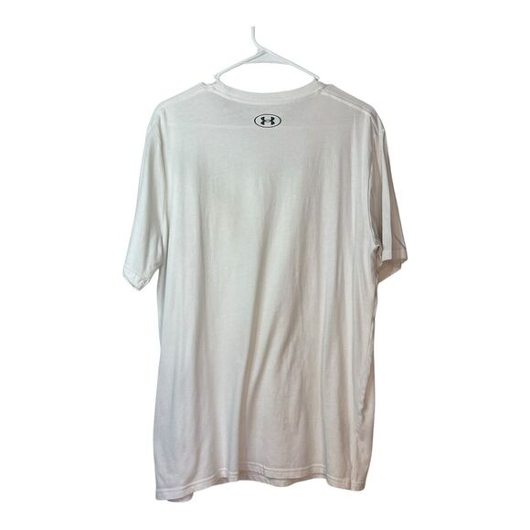 Under Armour HeatGear Summer Daze Basketball T-Shirt Men’s XL White Graphic Tee - Picture 4 of 8